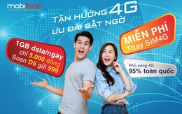 MobiFone đổi 1 triệu Sim 4G miễn phí dành cho khách hàng trên toàn quốc