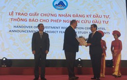 Đà Nẵng: Trao giấy chứng nhận và quyết định đầu tư 8 dự án với tổng vốn gần 500 triệu USD