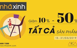 Nội thất nhà xinh ưu đãi lên đến 50% cho toàn bộ sản phẩm