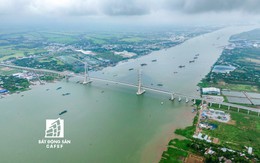Toàn cảnh cây cầu dây văng dài nhất Vùng Đồng bằng Sông Cửu Long 5.700 tỷ đồng sẽ được thông xe ngày 19/5