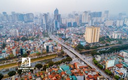 "Rừng" cao ốc chung cư dọc tuyến metro Cát Linh - Hà Đông nhìn từ trên cao