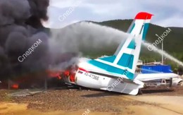 Máy bay chở 46 người cháy rụi sau tai nạn, hành khách sống sót thần kỳ, hai phi công bỏ mạng
