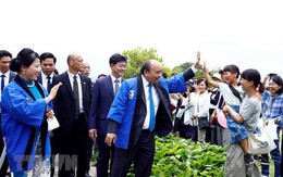 Thủ tướng Nguyễn Xuân Phúc dự lễ hội hoa sen, mượn ca dao thay lời chúc cho quan hệ Việt – Nhật