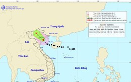 Bão số 2 đã đổ bộ vào khu vực các tỉnh từ Hải Phòng - Nam Định