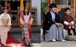 Hoàng hậu Bhutan đọ sắc Thái tử phi Nhật Bản nhưng 2 Hoàng tử nhỏ mới là tâm điểm chú ý, khiến người dùng mạng rần rần