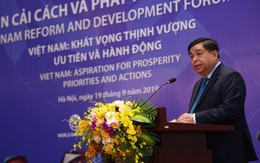 Bộ trưởng Nguyễn Chí Dũng: Chưa nói đến hiện thực hoá khát vọng thịnh vượng, chỉ riêng vượt "bẫy thu nhập trung bình" đã là thách thức không nhỏ!