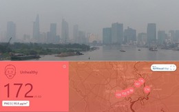 Lại “báo động đỏ”, bầu trời Sài Gòn mù mịt ô nhiễm nặng