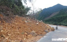 Tuyến cao tốc 11.500 tỷ đồng La Sơn - Túy Loan chưa hoàn thành đã sạt lở