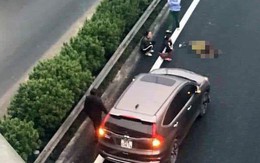 Honda CRV tông chết người đàn ông đi bộ băng qua đường cao tốc Pháp Vân - Cầu Giẽ