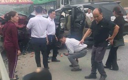 2 ô tô tông nhau kinh hoàng trên cao tốc Nội Bài-Lào Cai, 9 người bị thương
