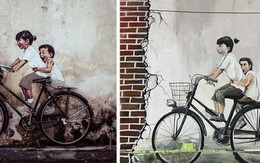 Bức tranh tường nổi tiếng của Penang khi về đến Việt Nam bỗng khiến người xem khóc thét