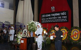 Hàng ngàn người tiễn đưa Phó Chủ tịch UBND TP Nguyễn Thị Thu về nơi an nghỉ cuối cùng