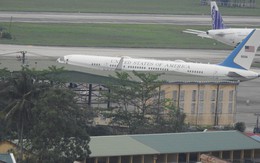 Máy bay dự phòng của Tổng thống Donald Trump hạ cánh xuống sân bay Đà Nẵng