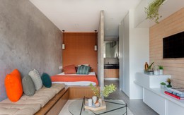 Căn hộ 27 m2 dù nhỏ vẫn đầy đủ tiện nghi và không gian riêng tư