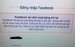 Facebook vẫn đang lỗi, người dùng không thể đăng tin, khó đăng nhập, chính Facebook cũng phải dùng Twitter để thừa nhận đang gặp vấn đề