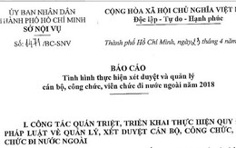 Một cán bộ Tổng Công ty Nông nghiệp Sài Gòn đi nước ngoài 11 lần trong năm