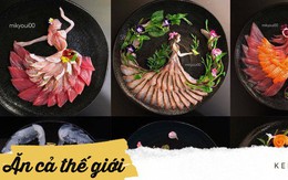 Nghệ thuật sashimi Nhật Bản độc đáo đến mức nhìn thoáng qua không ai nghĩ tác phẩm này được làm từ cá