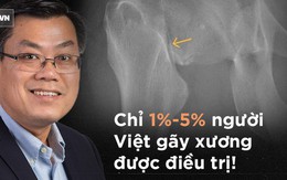 Loãng xương: Thầm lặng, nguy hiểm, ở Việt Nam chỉ 1%-5% bệnh nhân gãy xương được điều trị!