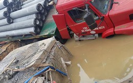 Đường ống Trung Quốc tiếp tục được sử dụng dẫn nước sông Đuống