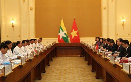 Phó Thủ tướng Vương Đình Huệ hội đàm với Phó Tổng thống Myanmar