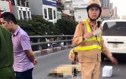 Hà Nội: Ô tô 7 chỗ tông nam thanh niên đi xe máy tử vong trên cầu vượt Láng Hạ - Lê Văn Lương