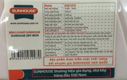 Ma trận tem mác trên sản phẩm Sunhouse và câu chuyện "ám thị" xuất xứ