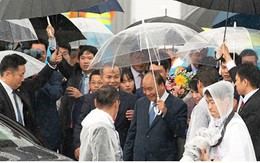 Hình ảnh đón Thủ tướng và Phu nhân tại sân bay Kansai, Nhật Bản