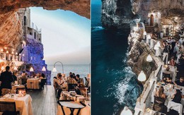 Nhà hàng trong hang động lãng mạn nhất nước Ý: Có khả năng "gây mê" cao cho bất kì cặp đôi nào hẹn hò tại đây