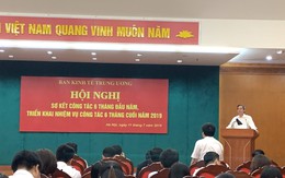 Ban Kinh tế Trung ương triển khai nhiệm vụ 6 tháng cuối năm 2019