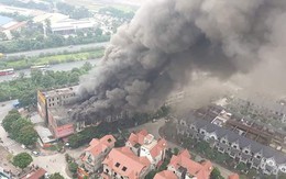 Hà Nội: Cháy lớn ở Thiên đường Bảo Sơn, dãy nhà liền kề bị thiêu rụi