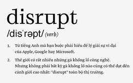 "Disrupt": Từ tiếng Anh mà bạn buộc phải hiểu để lý giải sự vĩ đại của Apple, Google hay Microsoft