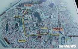 Ảnh: Con đường quan trọng trung tâm Thủ đô rục rịch thi công sau 15 năm 'đắp chiếu'