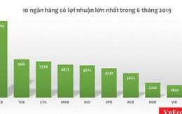 Điểm sáng bức tranh lợi nhuận ngân hàng Việt nửa đầu năm