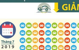[Infographic] Nhiều mẫu ôtô chỉ bán được vài chục chiếc trong tháng 7