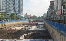 Cận cảnh thi công các ga ngầm tuyến đường sắt Nhổn - ga Hà Nội
