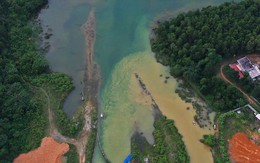 Hiện trường vụ đổ trộm dầu thải đầu nguồn nước sông Đà ra sao sau một tuần?