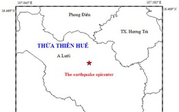 Động đất 3,3 độ richter trong đêm gây rung lắc ở huyện miền núi Thừa Thiên - Huế