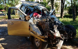 Tai nạn thảm khốc ở Gia Lai: Ô tô bán tải tông trực diện xe tải, 3 người chết, 3 người bị thương