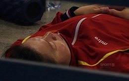 Góc chạnh lòng: Ánh Viên ngủ ngon lành dưới sàn đất trước giờ bơi chung kết ở SEA Games 2019
