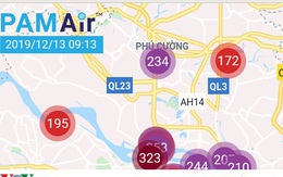 Không khí Hà Nội tiếp tục ở mức ô nhiễm nặng, rất có hại cho sức khỏe