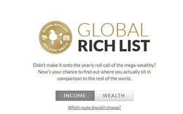 Chỉ một cú click để biết mình giàu thứ mấy trên thế giới, bạn sẽ bất ngờ về kết quả!