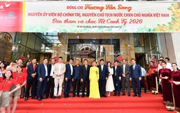 Nguyên chủ tịch nước Trương Tấn Sang thăm và chúc tết HDBank, Vietjet