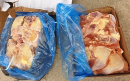 Ngăn chặn hàng trăm kg thịt lợn, gà không rõ nguồn gốc đang trên đường tiêu thụ