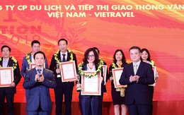 Vietravel vinh dự 3 năm liên tiếp dẫn đầu Top 10 công ty uy tín ngành du lịch - lữ hành 2017 - 2019