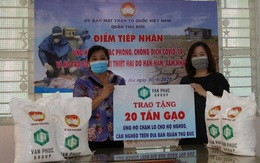 Tập đoàn BĐS Vạn Phúc tặng 25 tấn gạo giúp người nghèo vượt qua dịch Covid – 19