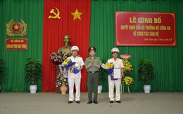 Bộ Công an bổ nhiệm hai Phó giám đốc Công an tỉnh Bình Thuận