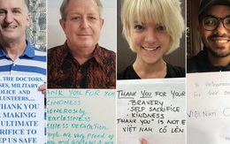 Người nước ngoài ở Việt Nam đồng loạt gửi thông điệp ý nghĩa giữa đại dịch Covid-19: "Cảm ơn đã giúp cho chúng tôi được an toàn"