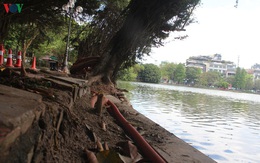 Người dân Thủ đô mong lún sụt quanh bờ Hồ Hoàn Kiếm sớm được khắc phục