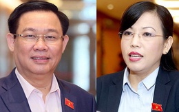 Quốc hội sẽ miễn nhiệm ông Vương Đình Huệ và bà Nguyễn Thanh Hải