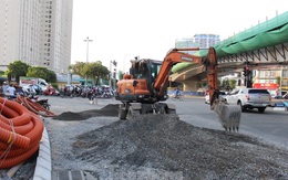 Từ thiết kế đến hiện trường thi công cầu vượt thép 560 tỷ đồng ở Hà Nội